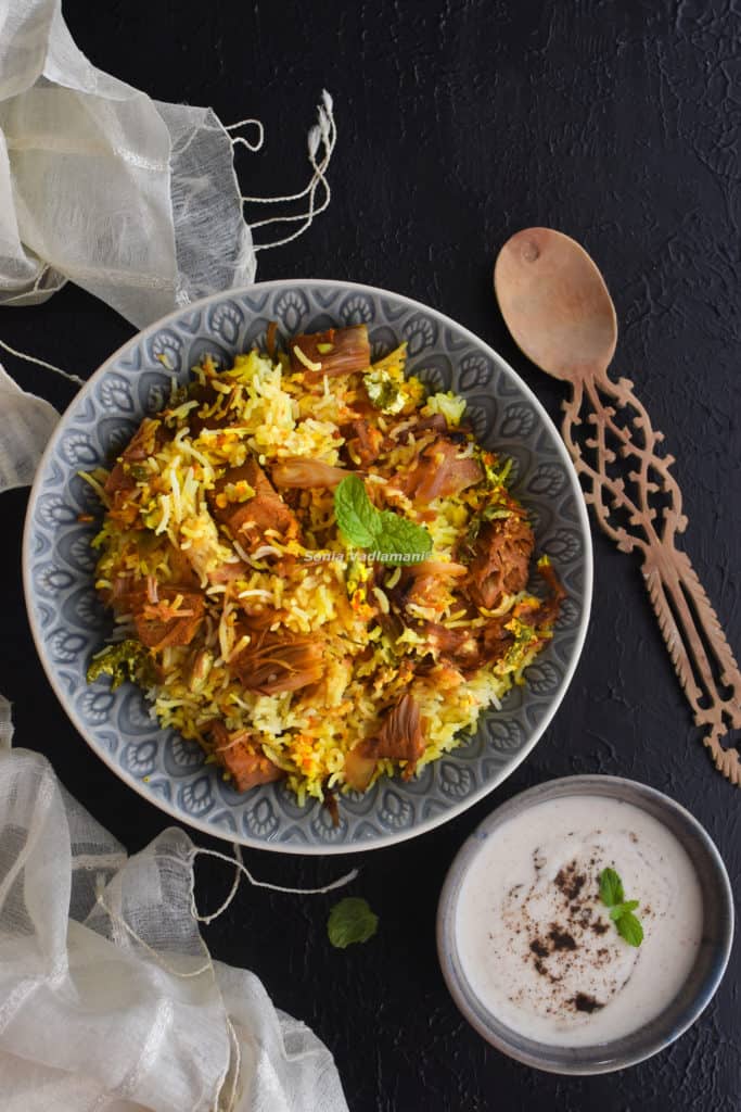 Jackfruit Biryani Kathal Biryani Panasakaya Biryani Fit Foodie Diary